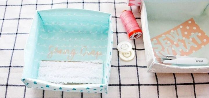 How To Sew A Textile Box Made Of Fabric