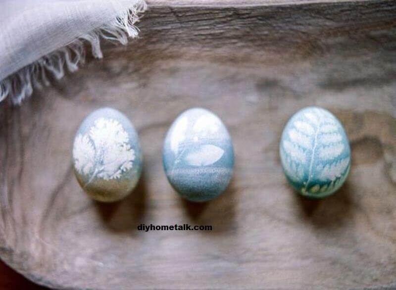 An Unusual Way To Paint Eggs For Easter