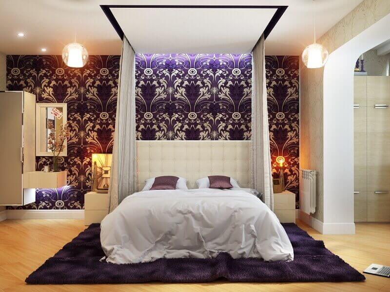 Four-poster beds for a luxury bedroom
