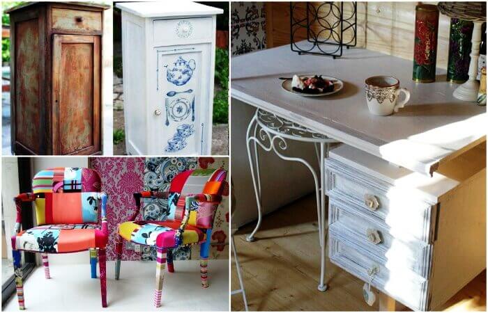 Original ideas On How To Remake Old Furniture Into Stylish Home Decoration