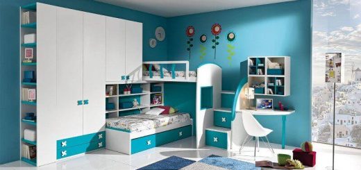 Turquoise Kids Room